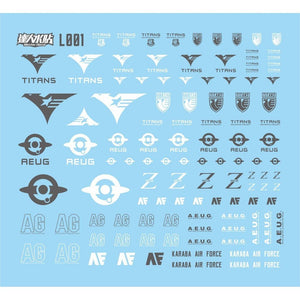 MASTER L001 AEUG TITANS LOGO MARKING Water Slide Decal Collectibles