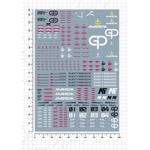 20250722 Artisan's Club MG 1/100 GP01 GP01FB Water Slide Decal