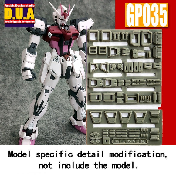 ANUBIS 3D print detail upgrade parts GP035 parts fit for  MG Strike Rouge no kits