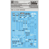 DL DALIN Water slide decal Uc08 RE 1/100 MK III MK 3MK3 MKIII