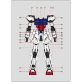 1010 Water Slide Decal MG 1/100 MB GAT-X105 Strike Swor d Launcher Series 1010MG022