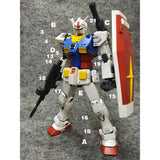 ANUBIS 3D print detail upgrade parts GP012 parts fit for MG RX-78-2 GTO no kits