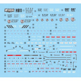 MASTER Water Slide Decal H011 HGUC HG 1/144 FA-78-3 FA 7th Fluo Type Collectibles