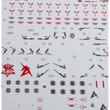 20250721 EVO RG 1/144 RX-93 NU V + Funnel Water Slide Decal EVORG026 EVORG046
