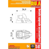 ANUBIS 3d PRINT DETAIL upgrade parts TX007 GeneralHG ORIGIN