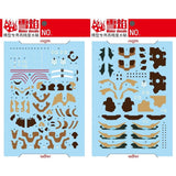 XYY / SNOW FLAME without xy HG-71 HG GTO ZAKE HIGH Mobility surface type EGBA Water. slide decals