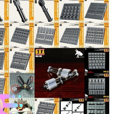 ANUBIS 3D print detail upgrade parts DUA001-020 details upgrade accessories reloading outer armor heat sink spout no kits