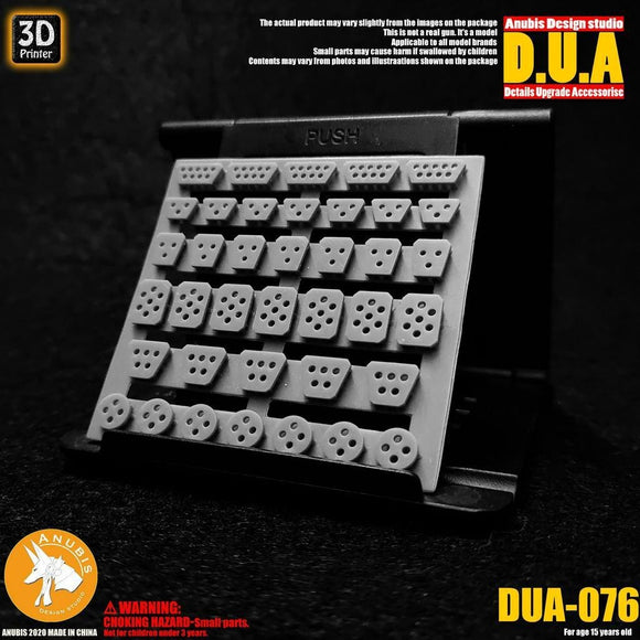 ANUBIS 3D print detail upgrade parts zaku dedicated heating pane DUA076  detail parts no kits