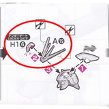 CA RG HI NU V-FIN A19 H1-6 H1 6 Replacement spare parts