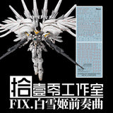 1010 Water Slide Decal MG 1/100 FIX Type XXXG-00YSW Snow White Prelude Wing 1010MG039