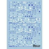 1010 Water Slide Decal MG EXIA /R1/R2/R3 MB TYPE Water Slide Decal 1010PG005 1010PG006