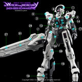 YAN FLAME GHOST HG TWFM 25 SCHWARZETTE Fluo Water slide decal (YANHG005) 20250721