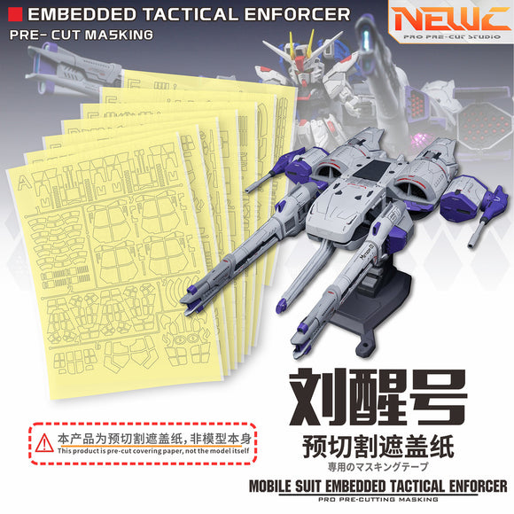 NewC 1/144 EMBEDDED TACTICAL ENFORCER PRO Masking Tape Pre Cut (Kits not included)