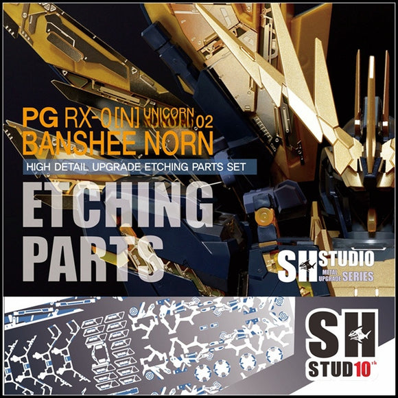 SH STUDIO Upgrade Metal Etching Parts for PG 1/60 Banshee Norn