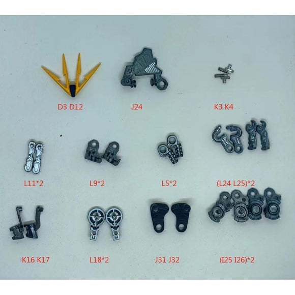 CA MG NARRATIVE V-FIN ARMS Crotch D3 D12 J24 J31 J32  L9 L11 I25 I26 L5 metal replacement spare parts