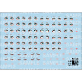 TRS Transamsphere MD MEGAMI DEVICE ASRA NINJA EYE EXPRESSION Water slide decal TRSQTTO001A