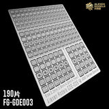 Alexen GDE001 GDE002 GDE003 GDE004 GDE005 Detail Part Upgrade Etching Parts Sheet