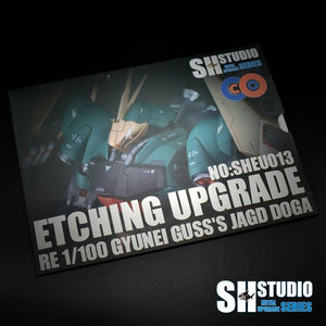 SH STUDIO Upgrade Metal Etching Parts for RE 1/100 Gyunei Guss's Jagd Doga