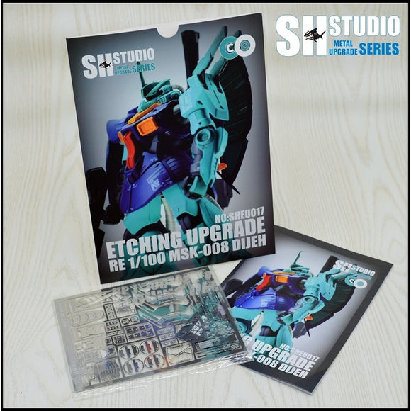 SH STUDIO Upgrade Metal Etching Parts for RE 1/100 MSK-008 Dijeh