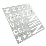 Alexen AJ0038 Stencil Tools for Russian Symbol Z / V Tank Sign logo