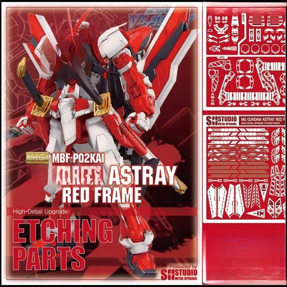 SH STUDIO Upgrade Metal Etching Parts for MG 1/100 Astray Red Frame
