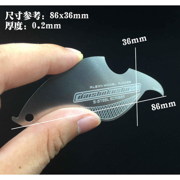 Alexen AJ0029 Concave Characters General Use Engraving Scriber Tools 0.2mm
