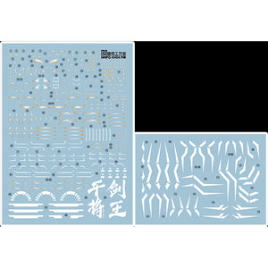 1010 Water Slide Decal MNPQ-XH04 GAN JIANG Q Version MOTOR NUCLEAR 1010GM009