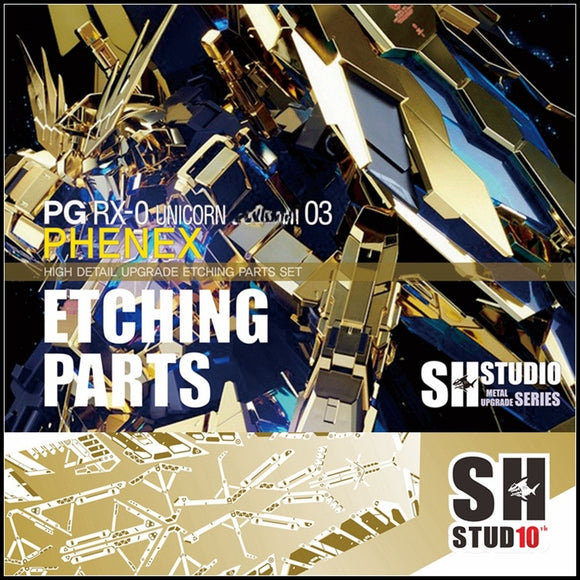 SH STUDIO Upgrade Metal Etching Parts for PG 1/60 Phenex