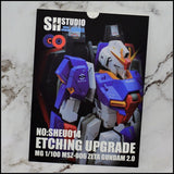 SH STUDIO Upgrade Metal Etching Parts for MG 1/100 ZETA 2.0