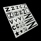 Alexen AJ0038 Stencil Tools for Russian Symbol Z / V Tank Sign logo