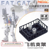 NewC FAT CAT 1/100 RGU RX-78-2 2.0 Airplane Stand Upgrade Parts (Model not included)