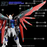 YAN FLAME Water Slide Decal GHOST HG 1/144 Destiny Spec 2 (YANHG037) 20250721