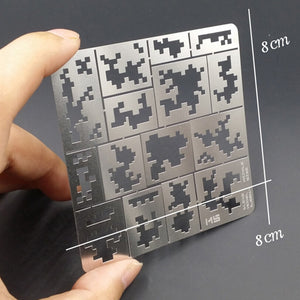 Alexen AJ0014 Stencil Mask CAMO Spray Paint Tools Hollow Out Stencil