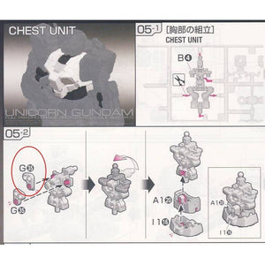 CA RG Unicorn Chest G35*2PCS  Metal replacement spare parts