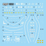 MASTER H060 HG 1/144 Gelgoog Char's / Gelgoog Cannon Water Slide Decal Fluo Type Collectibles