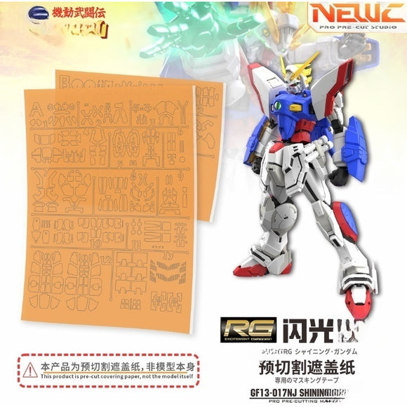 NewC RG 1/144 SHINING PRO Masking Tape PRE CUT / Hands Armor Mask Upgrade Parts (Model not included)