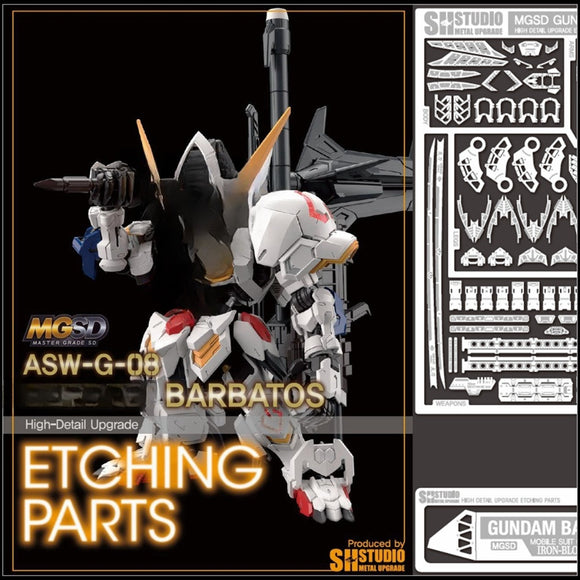 SH STUDIO Upgrade Metal Etching Parts for MGSD Barbatos