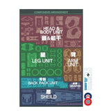 SH STUDIO Upgrade Metal Etching Parts for MG 1/100 JEGAN
