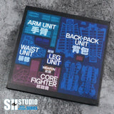SH STUDIO Upgrade Metal Etching Parts for MG 1/100 ZZ Ver.ka Enhanced Pack