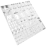 Alexen AJ0077 Stencil Pad for HG MG GM series EFF Number Sign Logo