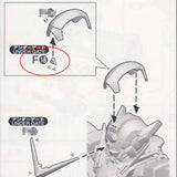 CA F18 replace GK parts for PG EXIA (Kits not included)