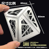 Alexen AJ0092 Angle Fixed Measurement Scribing Template Ruler 4in1 Tools
