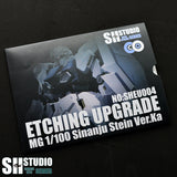 SH STUDIO Upgarde Metal Etching Parts for MG 1/100 Sinanju Stein Ver.ka
