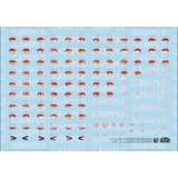 Transamsphere TRS Eye Face Expression Water Slide Decal for Megami Device MD Amaterasu Regalia TRSQTTO007E