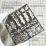 Alexen Stencil model tools for AJ0110 WW2 German 1/72 Tank