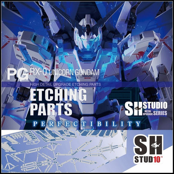 SH STUDIO Upgrade Metal Etching Parts for PG 1/60 Perfectibility Unicorn