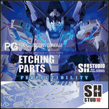 SH STUDIO Upgrade Metal Etching Parts for PG 1/60 Perfectibility Unicorn