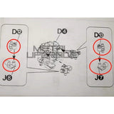 CA MB 8822 00q QANT J12 J18 F37 F36 D12 D12 D13 J7 J8 Metal replacement share