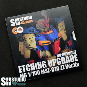 SH STUDIO Upgrade Metal Etching Parts for 1/100 MG ZZ Ver.ka