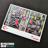 SH STUDIO Upgrade Metal Etching Parts for MG 1/100 Sinanju